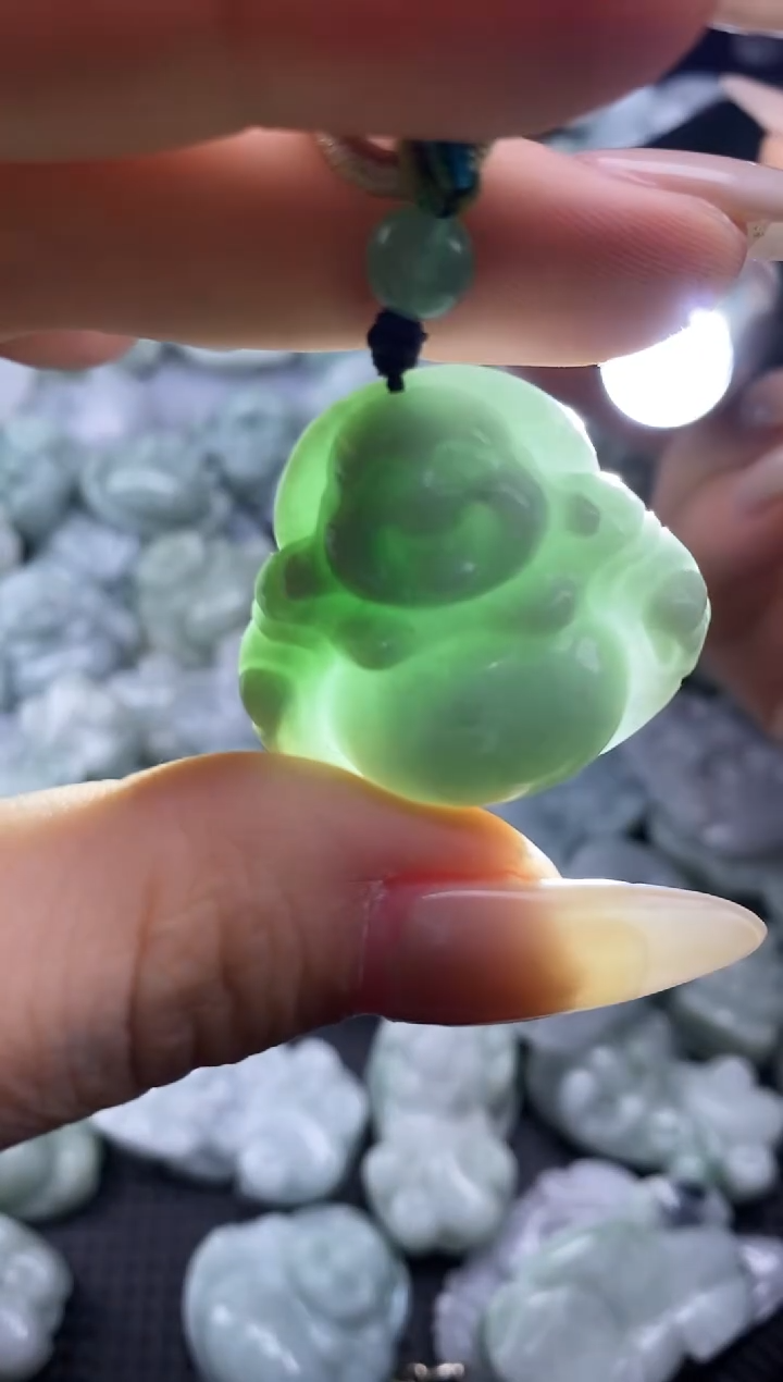 【闪购商品】翡翠颈饰未镶嵌缅甸A货翡翠1968