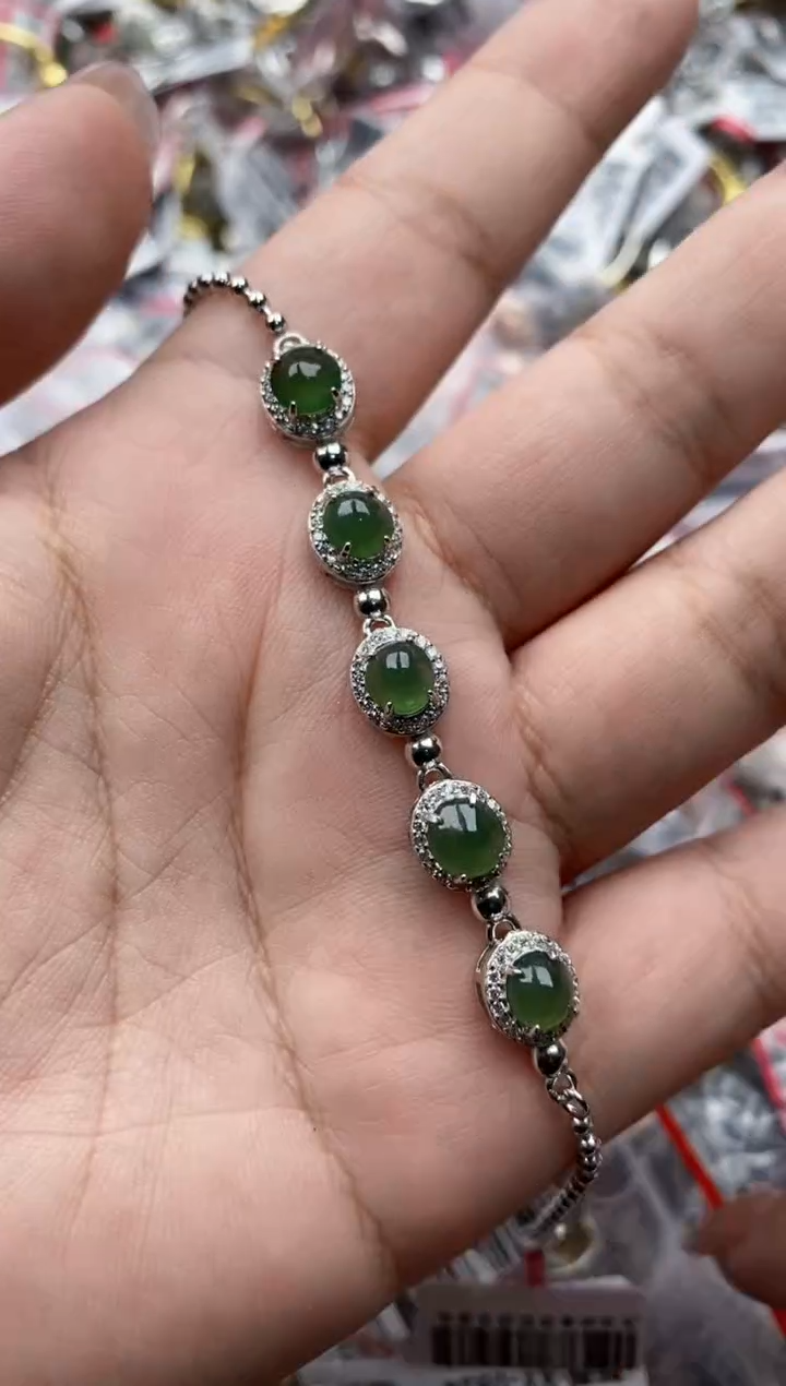 【闪购商品】翡翠戒指银S925镶嵌333333---8