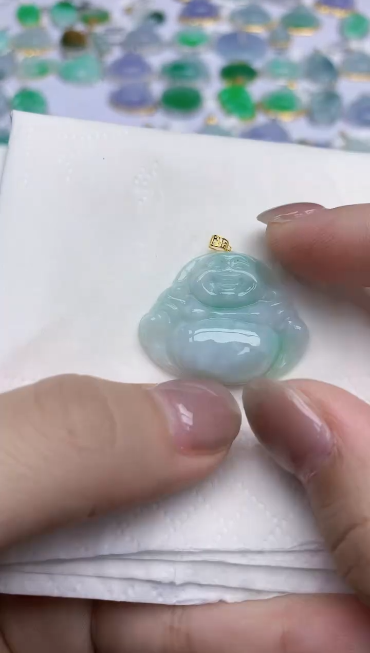 【闪购商品】翡翠颈饰未镶嵌天然翡翠A货