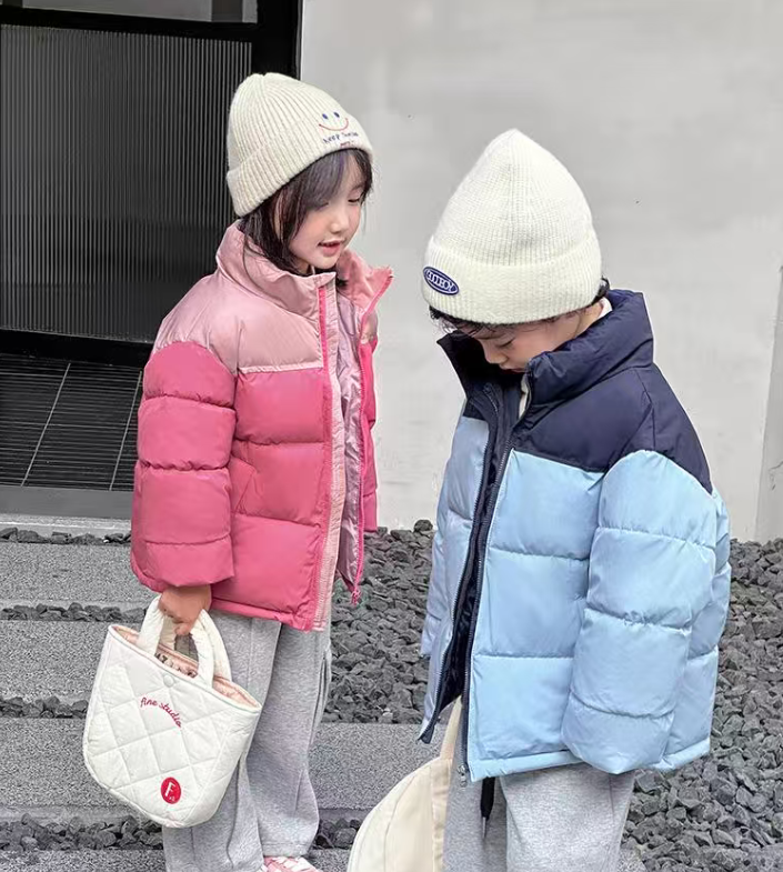 儿童冬季加厚立领棉服
