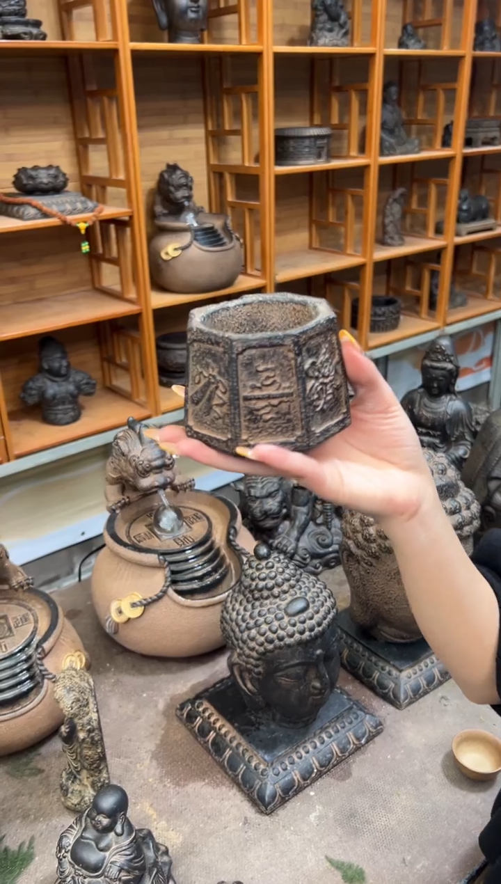 陶土【火山泥】八宝井