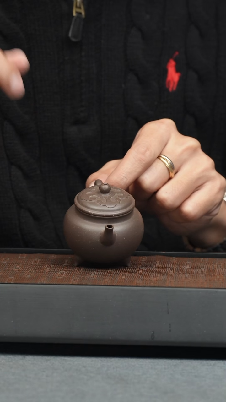 【闪购商品】紫砂茶壶五堂 大彬如意90cc