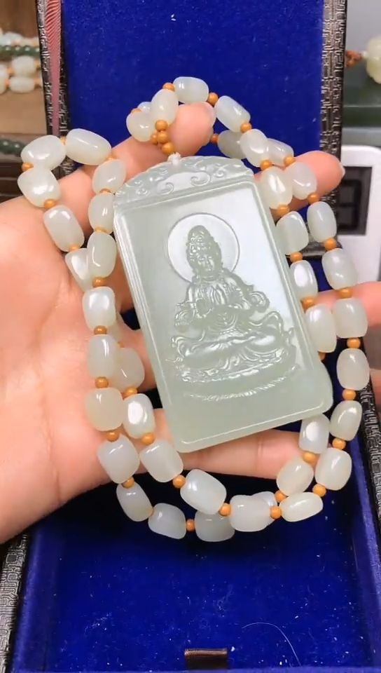 【闪购商品】和田玉颈饰未镶嵌上竹