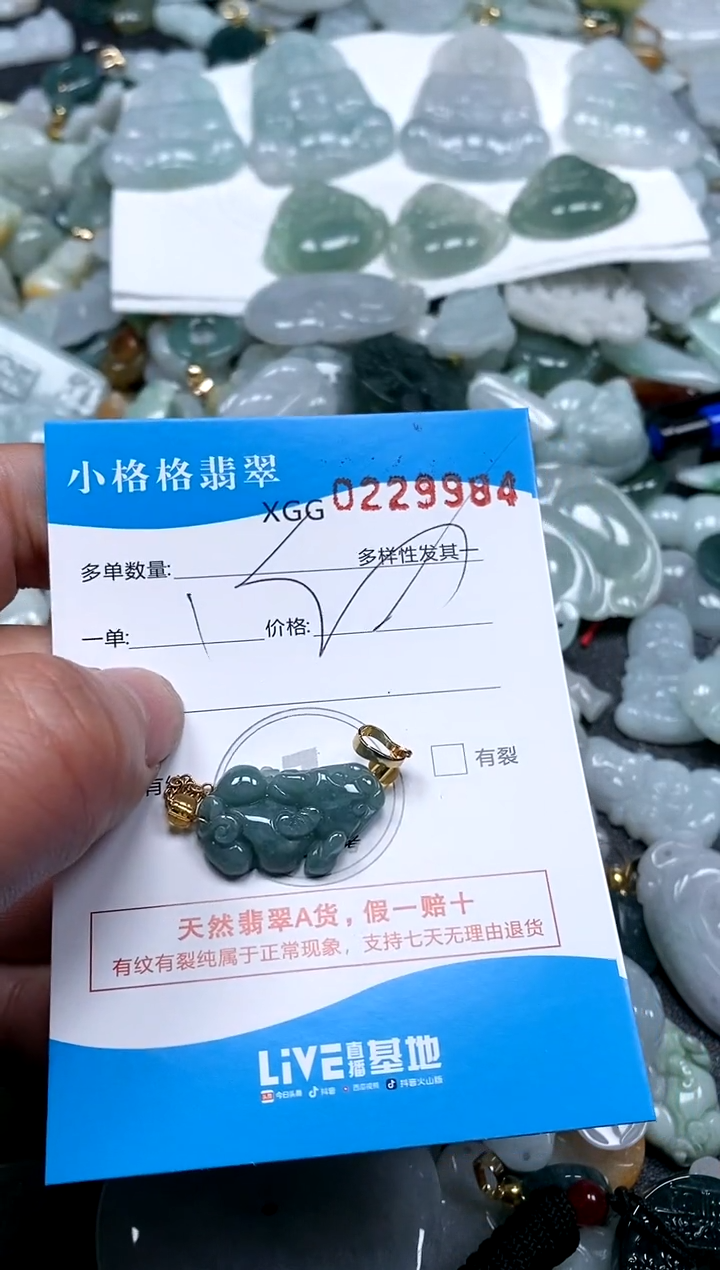 【闪购商品】翡翠颈饰未镶嵌闪购商品0229984