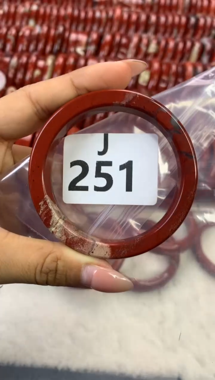 【闪购商品】碧石红碧石手镯未镶嵌251-53