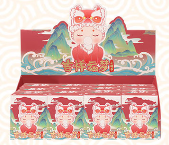 哆氧吉祥云梦萌粒创意场景小摆件一件