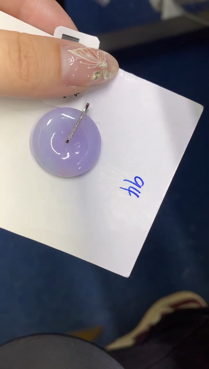 【闪购商品】翡翠颈饰18K金镶嵌0000000000