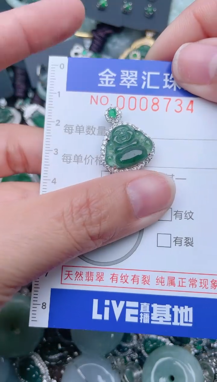 【闪购商品】翡翠颈饰未镶嵌8734......1