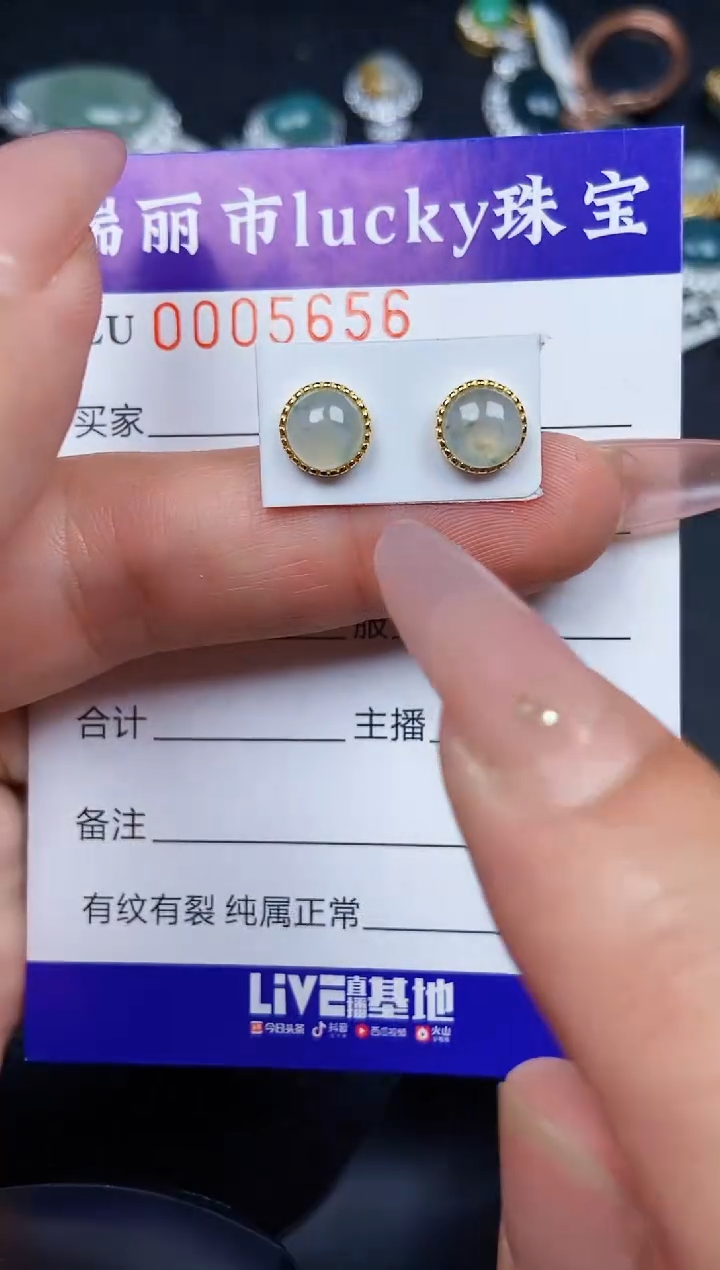翡翠银S925镶嵌颈饰5656