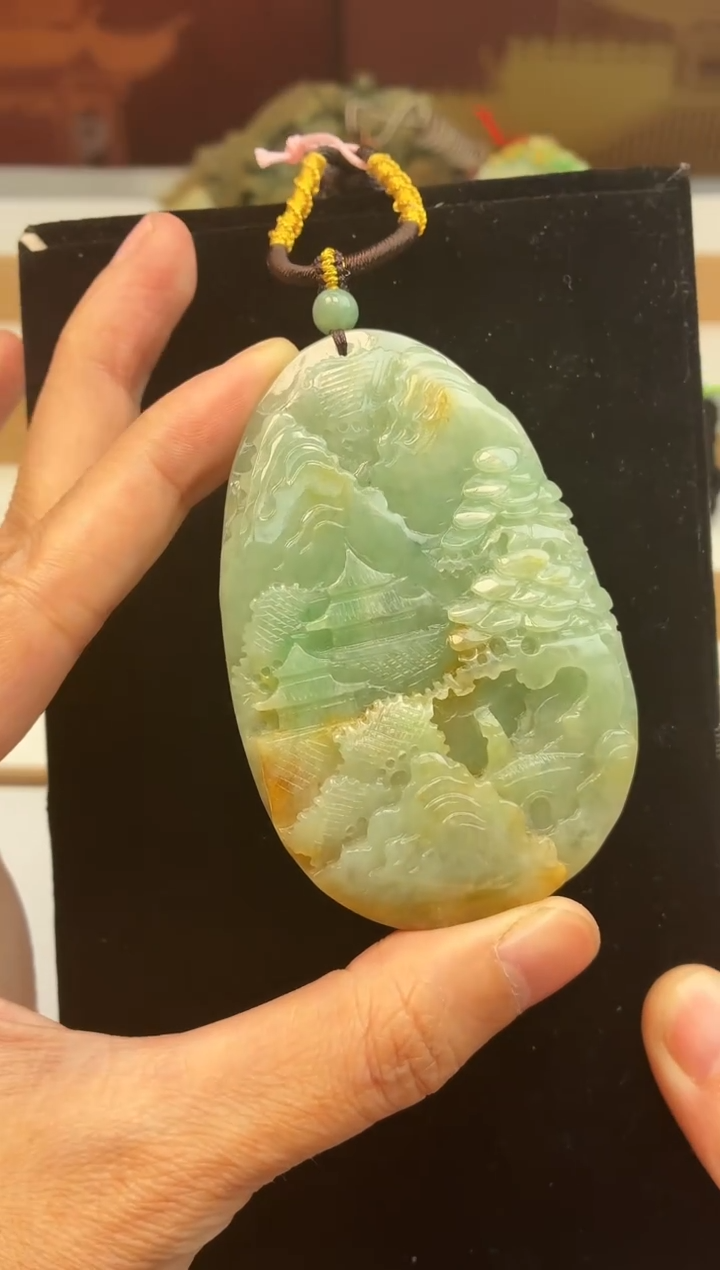 颈饰未镶嵌翡翠牌子