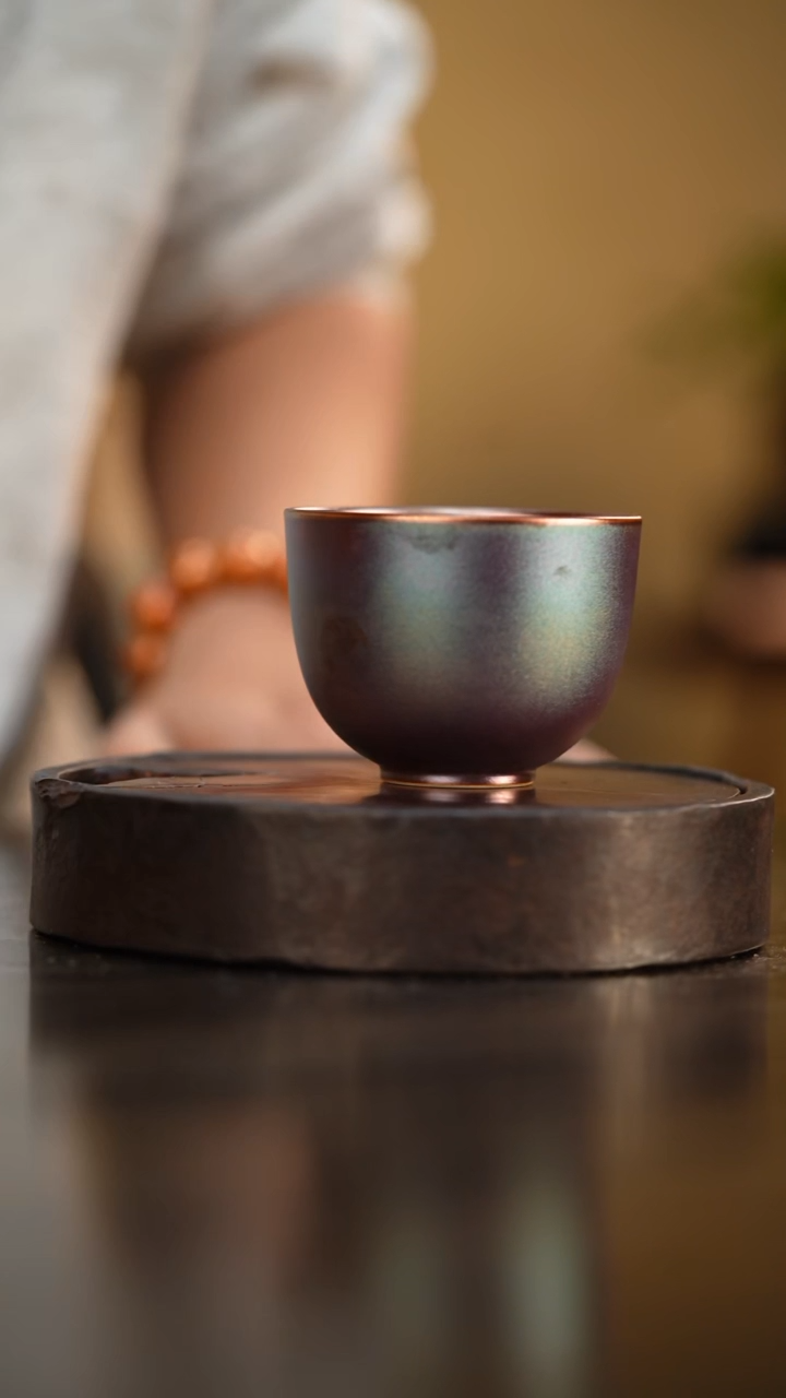 56柴房陶瓷柴烧窑宝将军杯