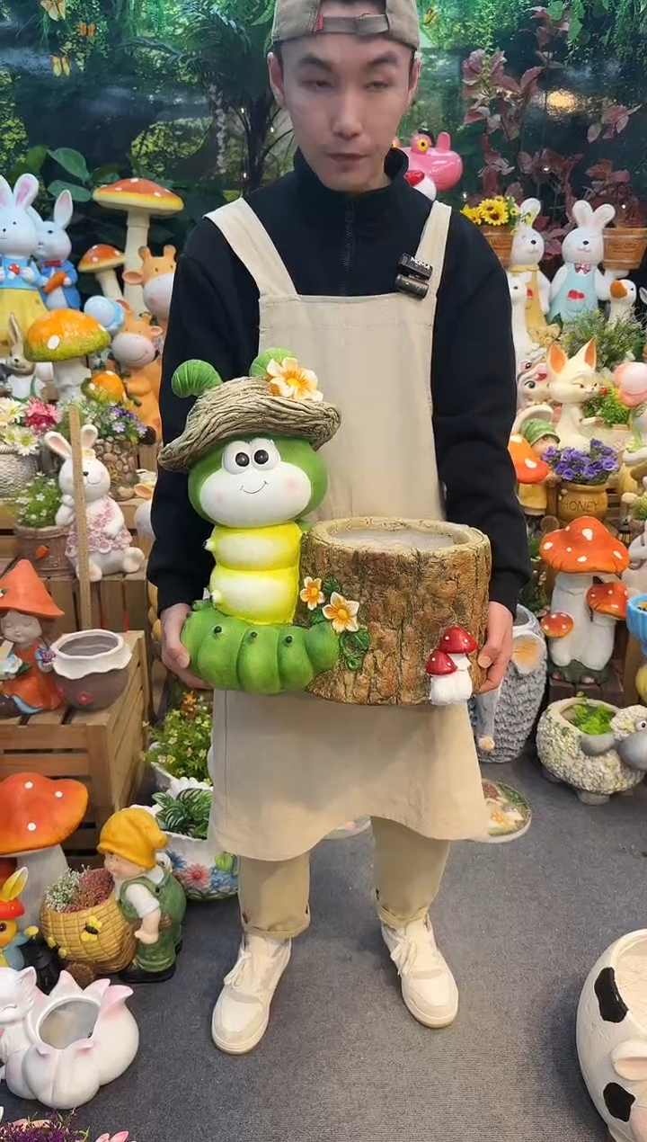 户外花园庭院花盆&00&