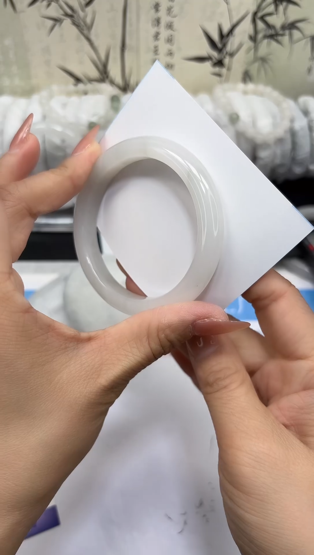 未镶嵌手镯石英质玉A112-56/57/58