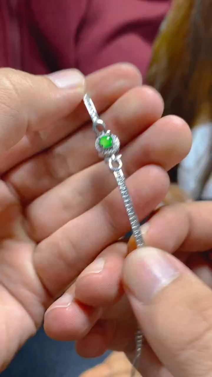 【闪购商品】翡翠手链未镶嵌0766544085多样性发一