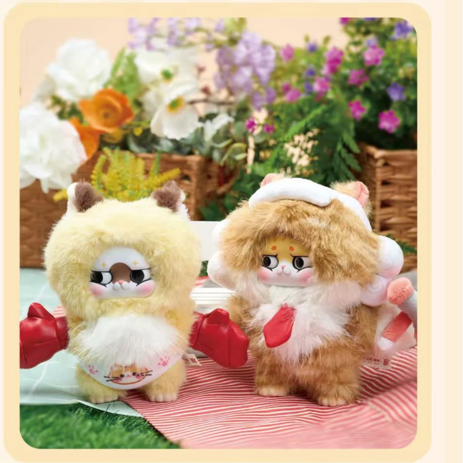 【拆盒】猫猫大王-职场打工记系列可爱毛绒盲盒