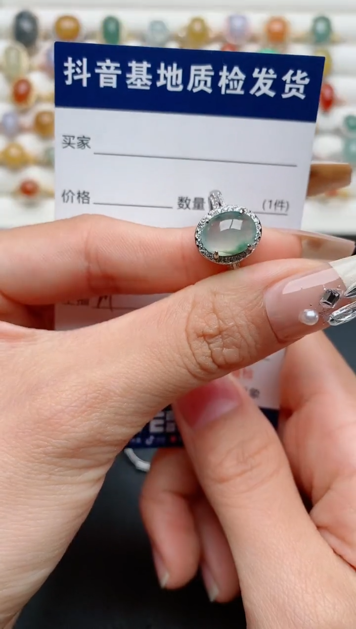 【闪购商品】翡翠戒指银S925镶嵌.............