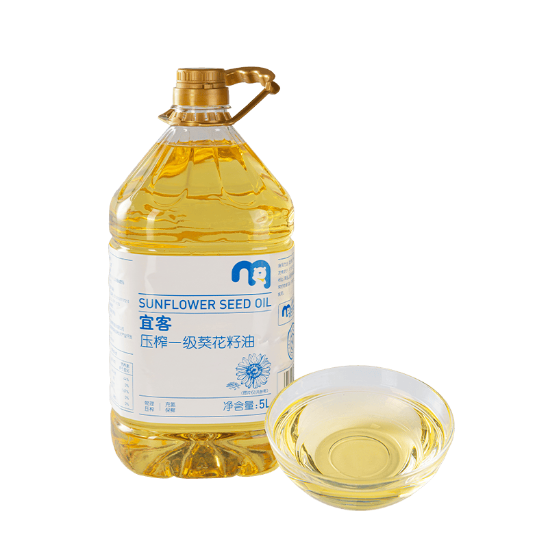 宜客压榨一级葵花籽油 5L