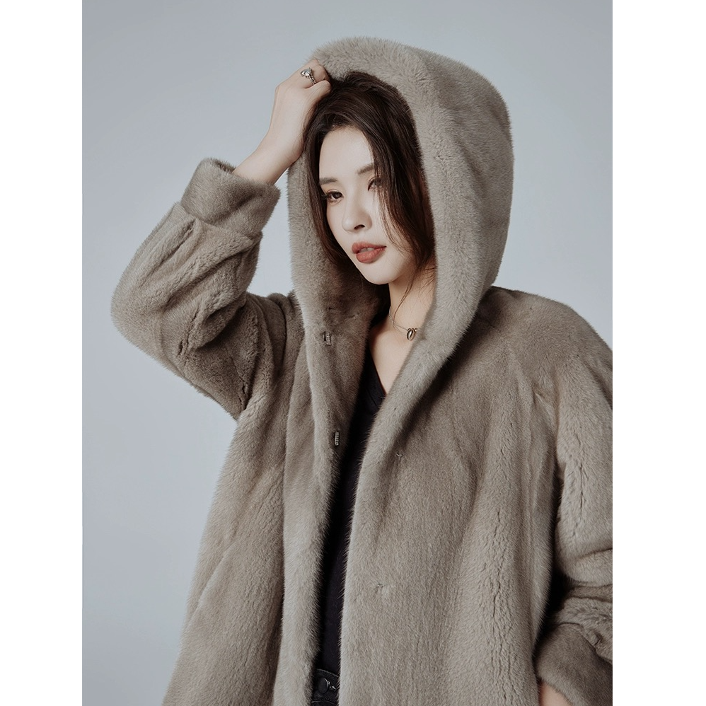 貂皇传奇『占星师』帽款巫师帽水貂皮草洋气衣长