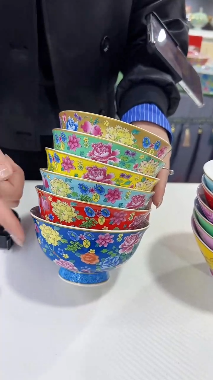 【闪购商品】瓷片5英寸饭碗6个景德镇餐具