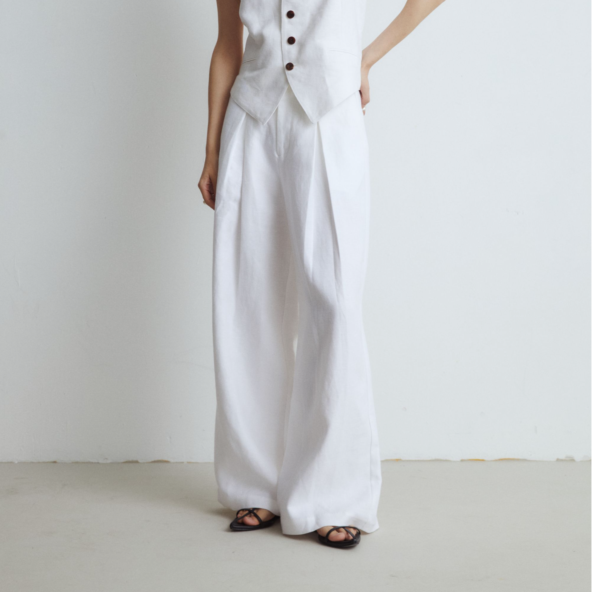 【七爷May专属】IACHOE亚麻休闲裤3561518007