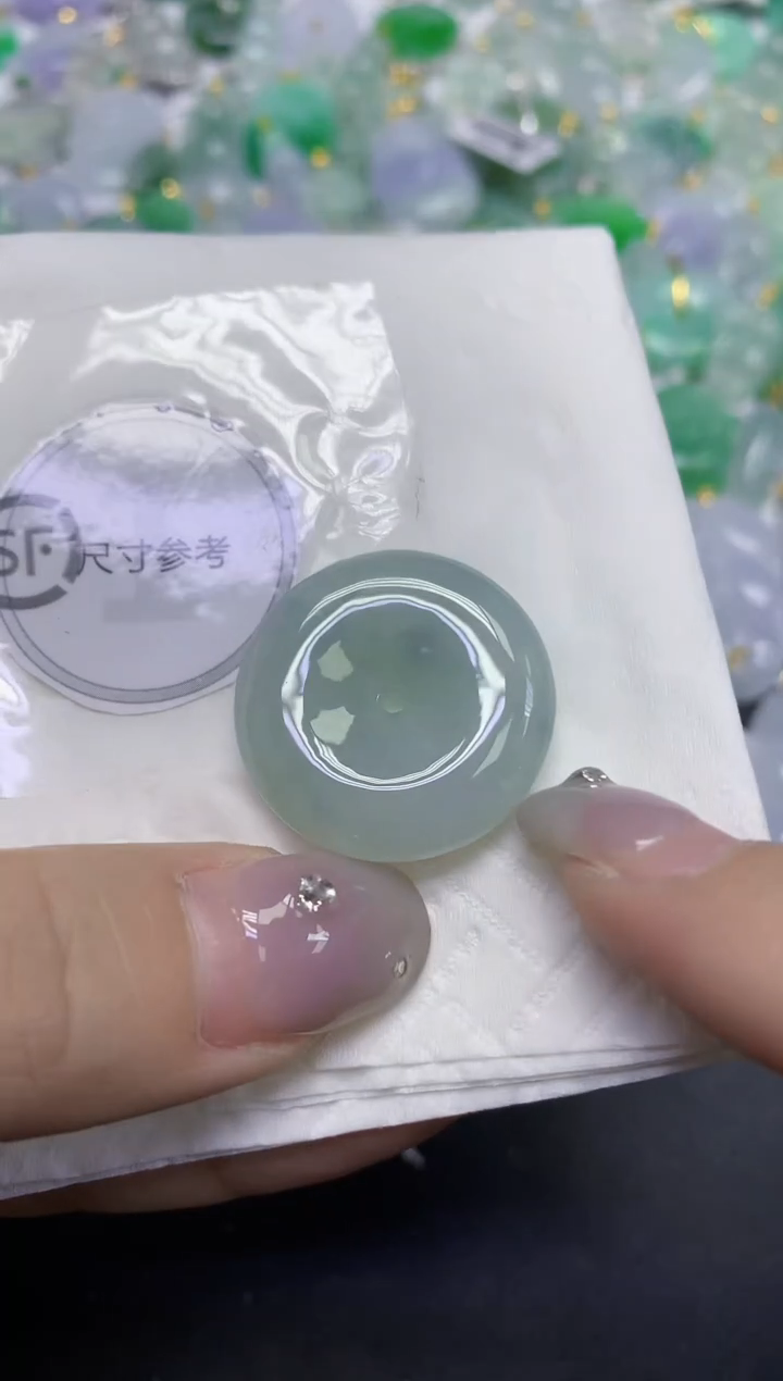 颈饰未镶嵌翡翠天然缅甸翡翠A货百元以上9元证书费自理