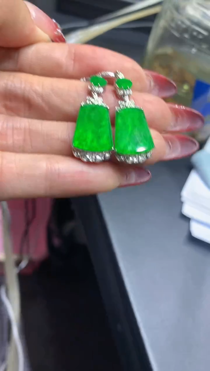 【闪购商品】定制翡翠18K金镶嵌团购