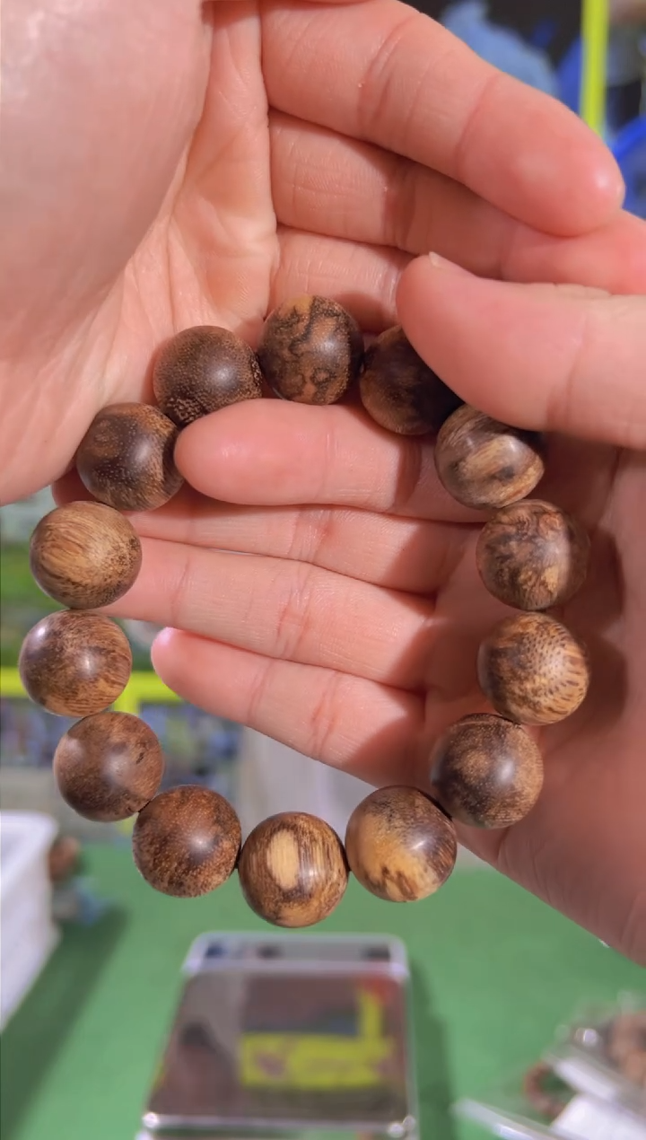 【闪购商品】沉香手串60号惠安虎斑17多样性发一