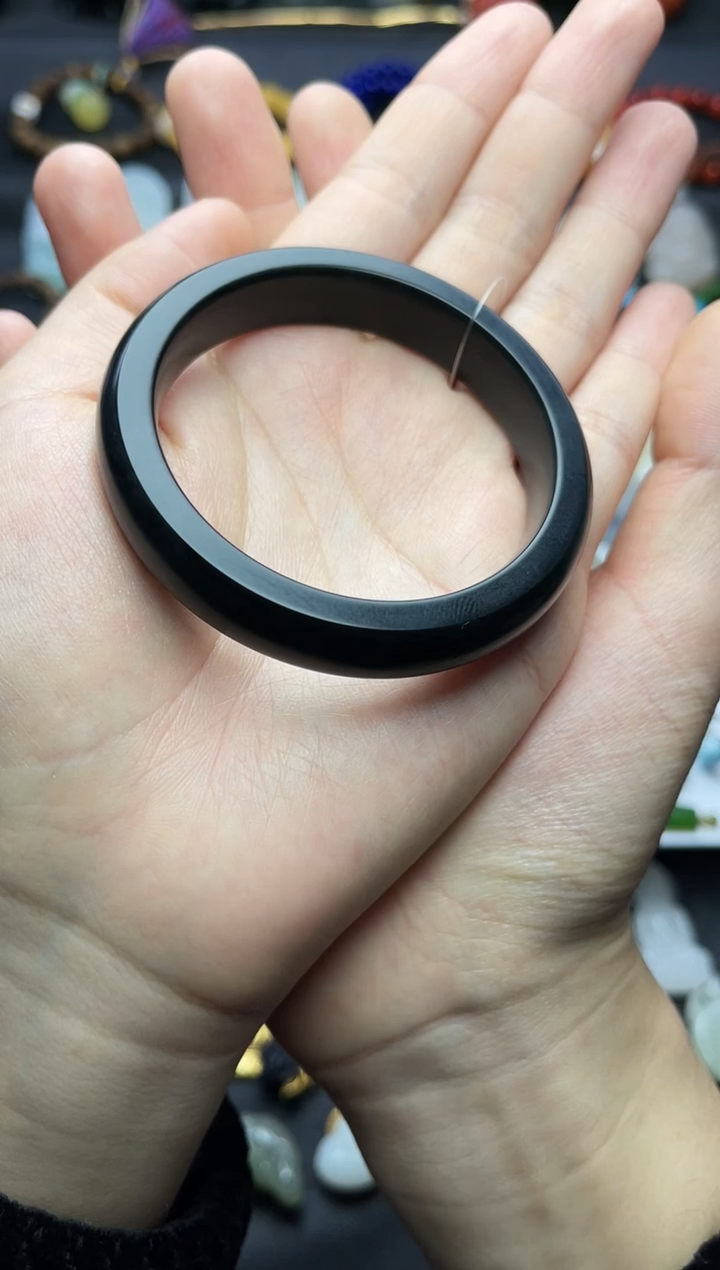 未镶嵌手镯和田玉55圈口06