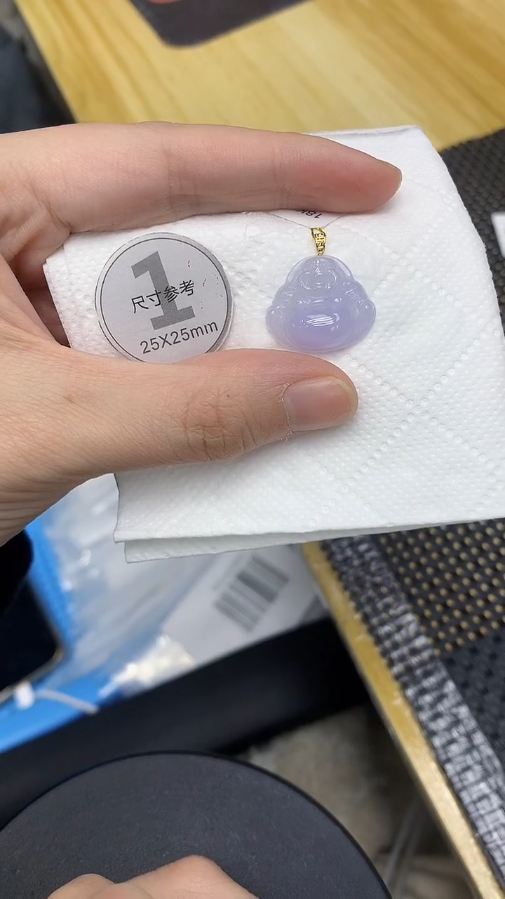 颈饰18K金镶嵌翡翠11111111