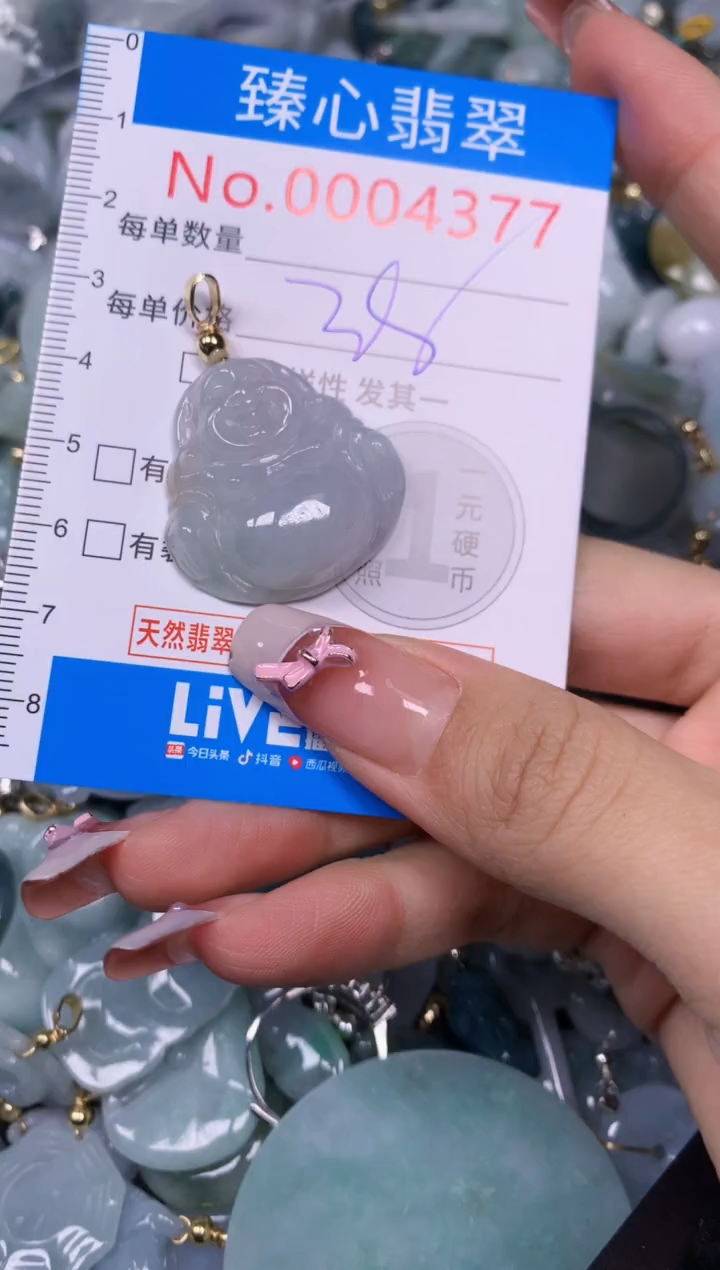 【闪购商品】翡翠颈饰未镶嵌含绳0004377