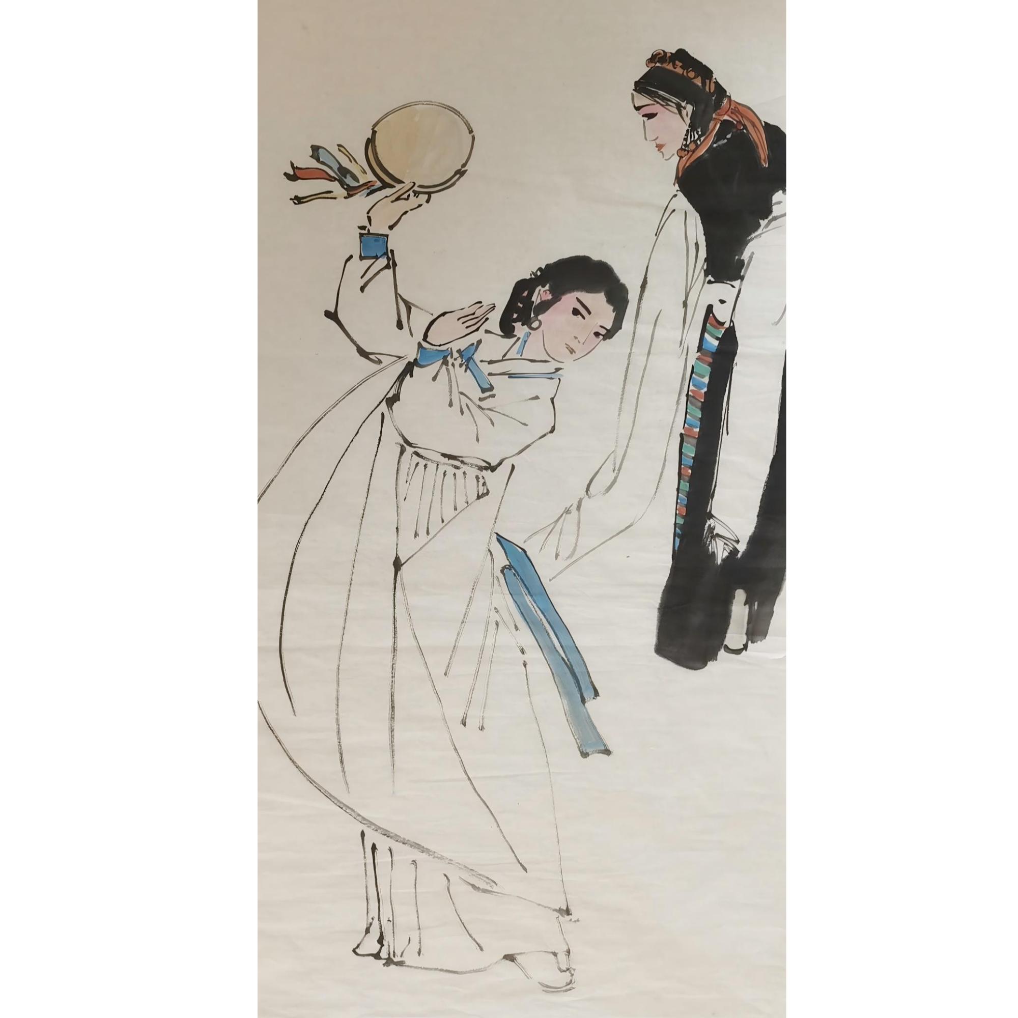 【辽拍】V250709-2-716《人物》（8.8平尺）纸本镜心 yy1208w