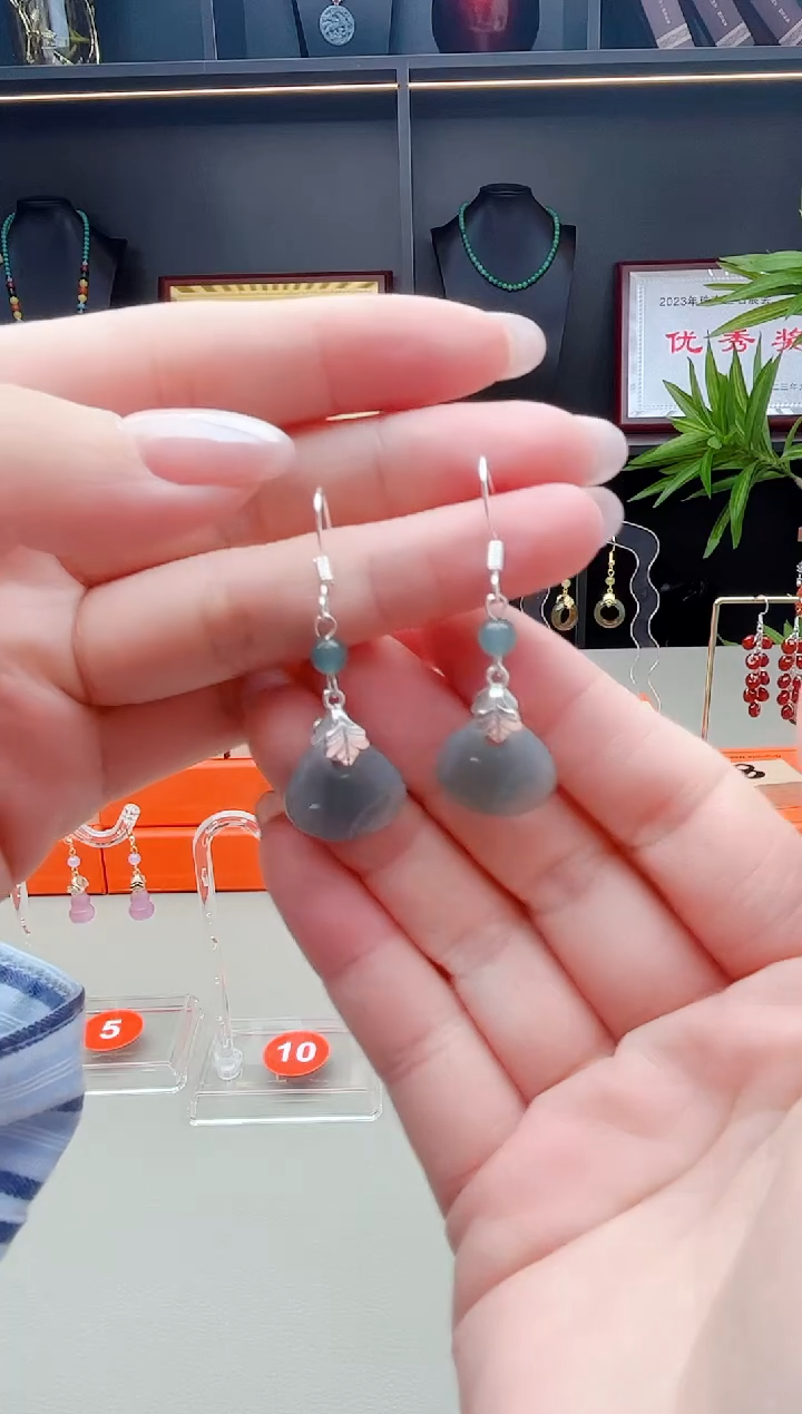 未镶嵌翡翠耳饰328