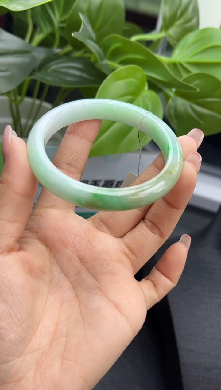 【闪购商品】翡翠手镯未镶嵌K593-23 手镯 54-55圈