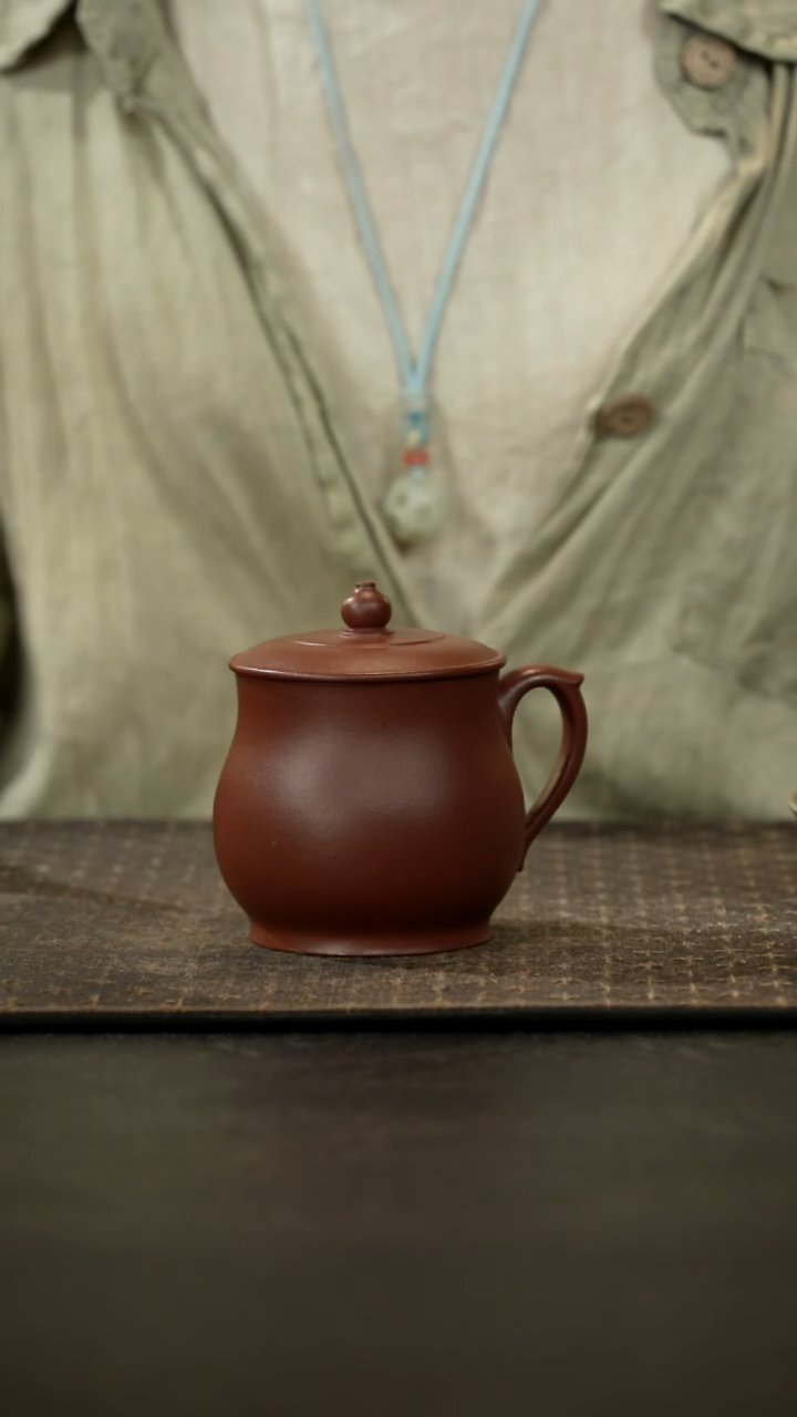 茶壶紫砂底槽青盖杯220cc