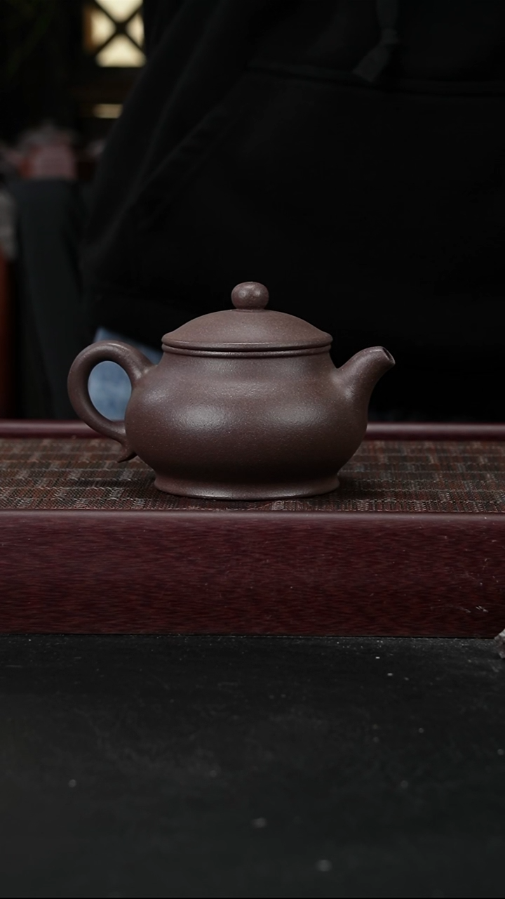 茶壶紫砂lzx全砂天青潘壶280cc