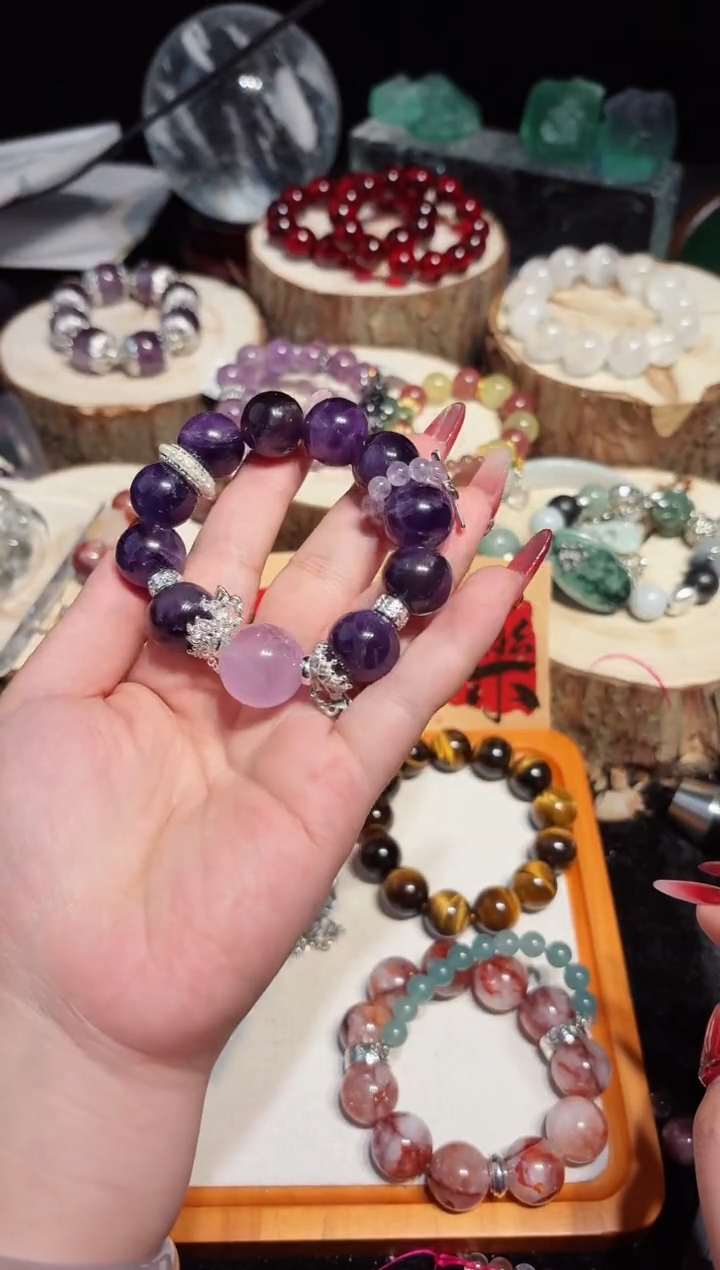 【闪购商品】水晶手链未镶嵌【西西水晶】颗颗精选 完美主义者慎入