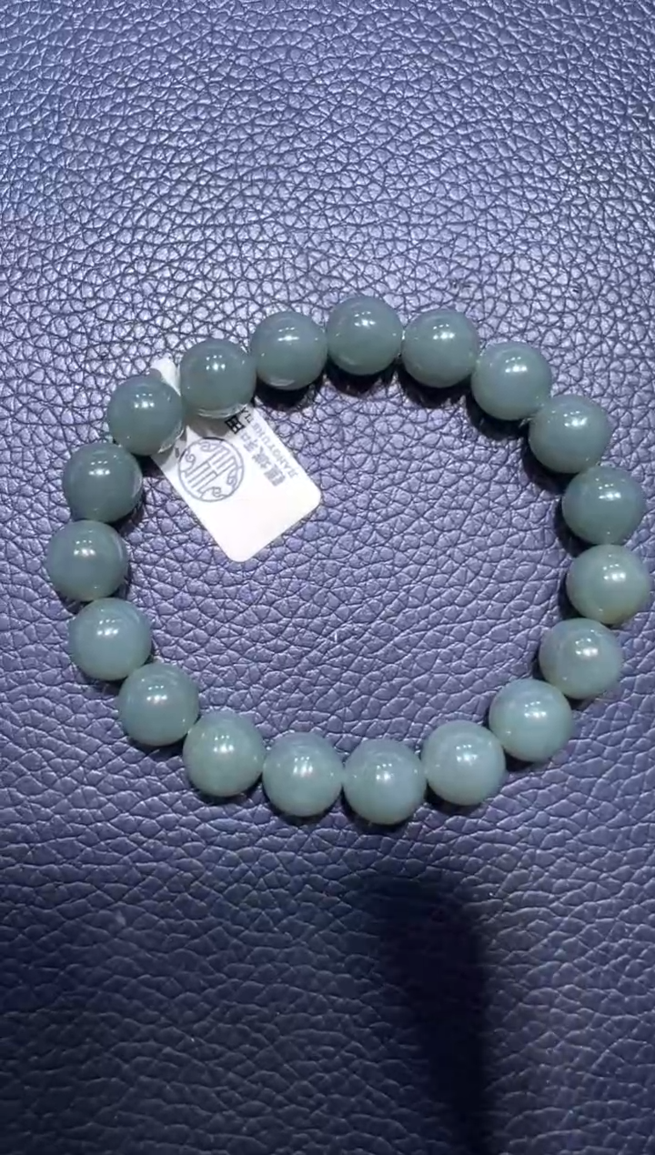 未镶嵌手串和田玉且末蓝手串（产地直发）