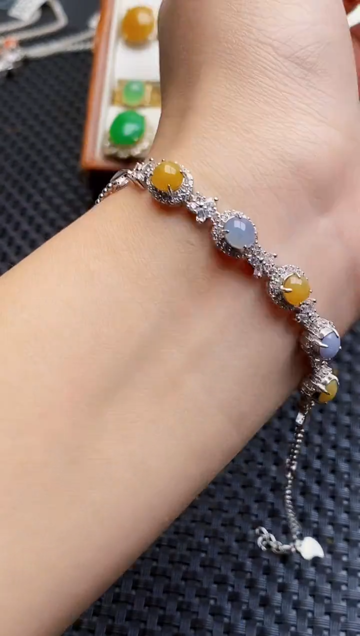 银S925镶嵌戒指翡翠2418