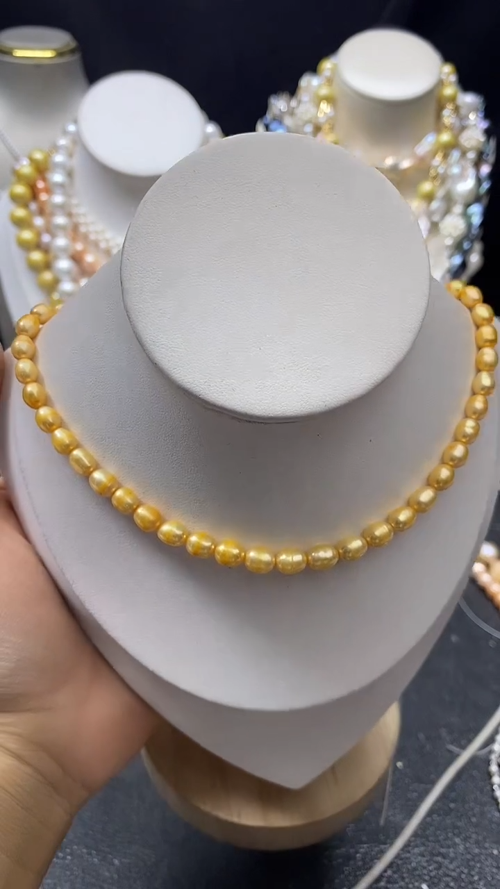 颈饰未镶嵌淡水珍珠多人