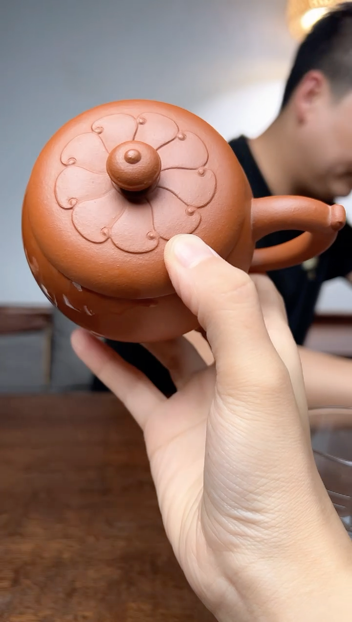 茶杯紫砂朱泥盖杯盖杯