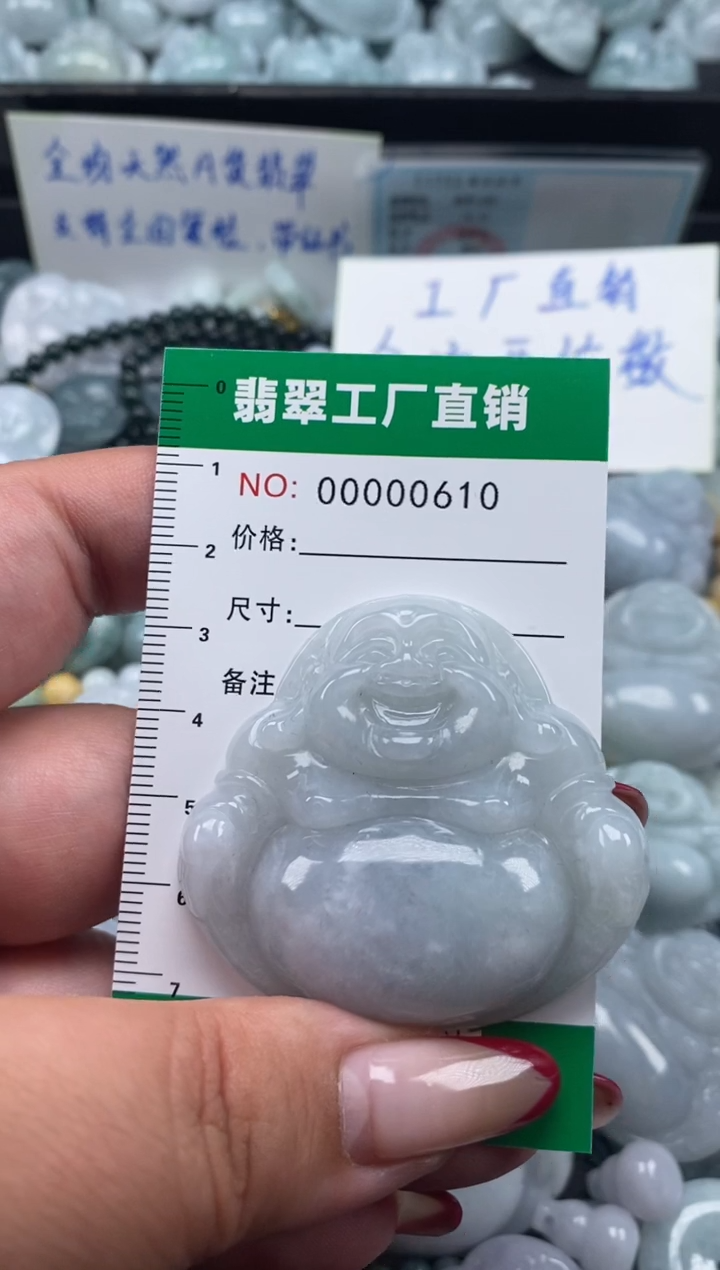 翡翠未镶嵌颈饰天然A货翡翠0610