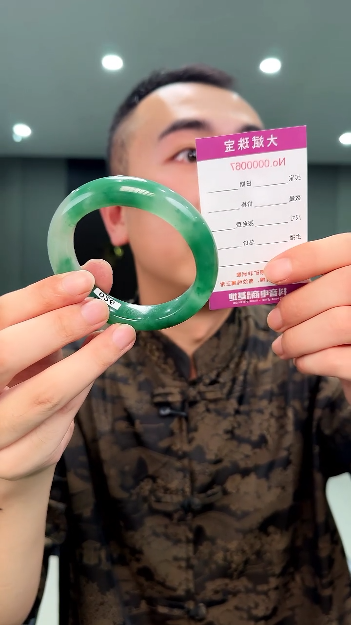 未镶嵌手镯石英质玉@****?轮胎镯58