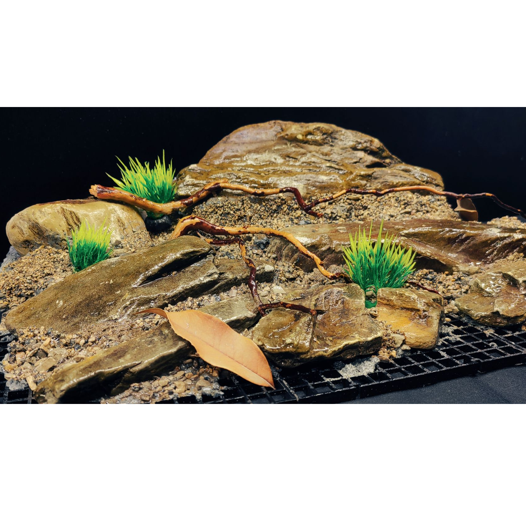 50及以上可用 天然小块多孔松皮石鱼缸造景石头水草缸成品