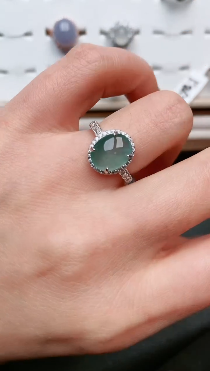 【闪购商品】翡翠戒指银S925镶嵌.....