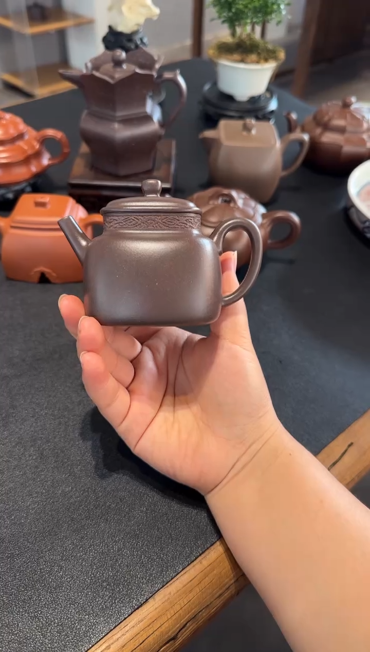 茶壶紫砂G*G四方言心