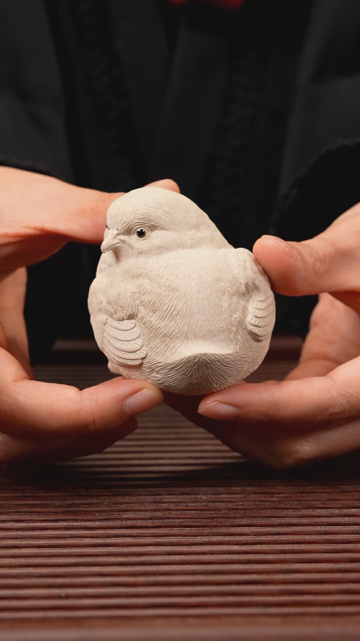 【闪购商品】紫砂茶宠白玉段 小鸡