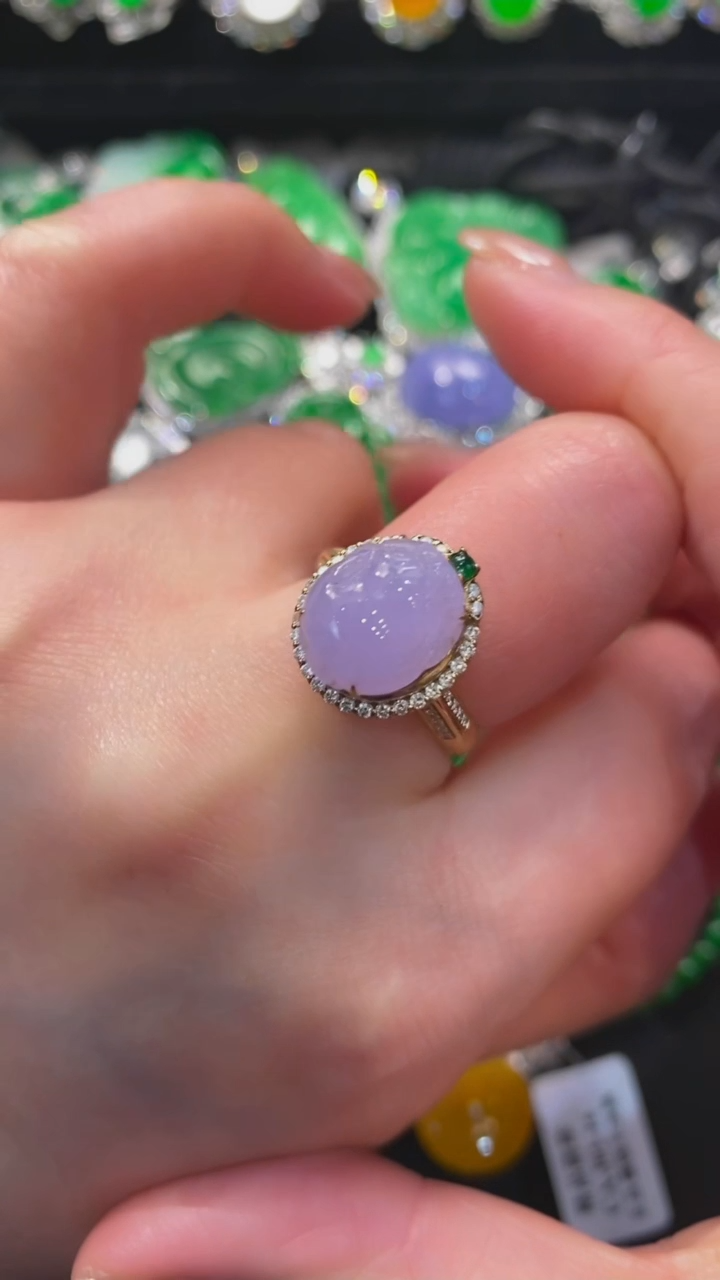 【闪购商品】翡翠颈饰未镶嵌戒指