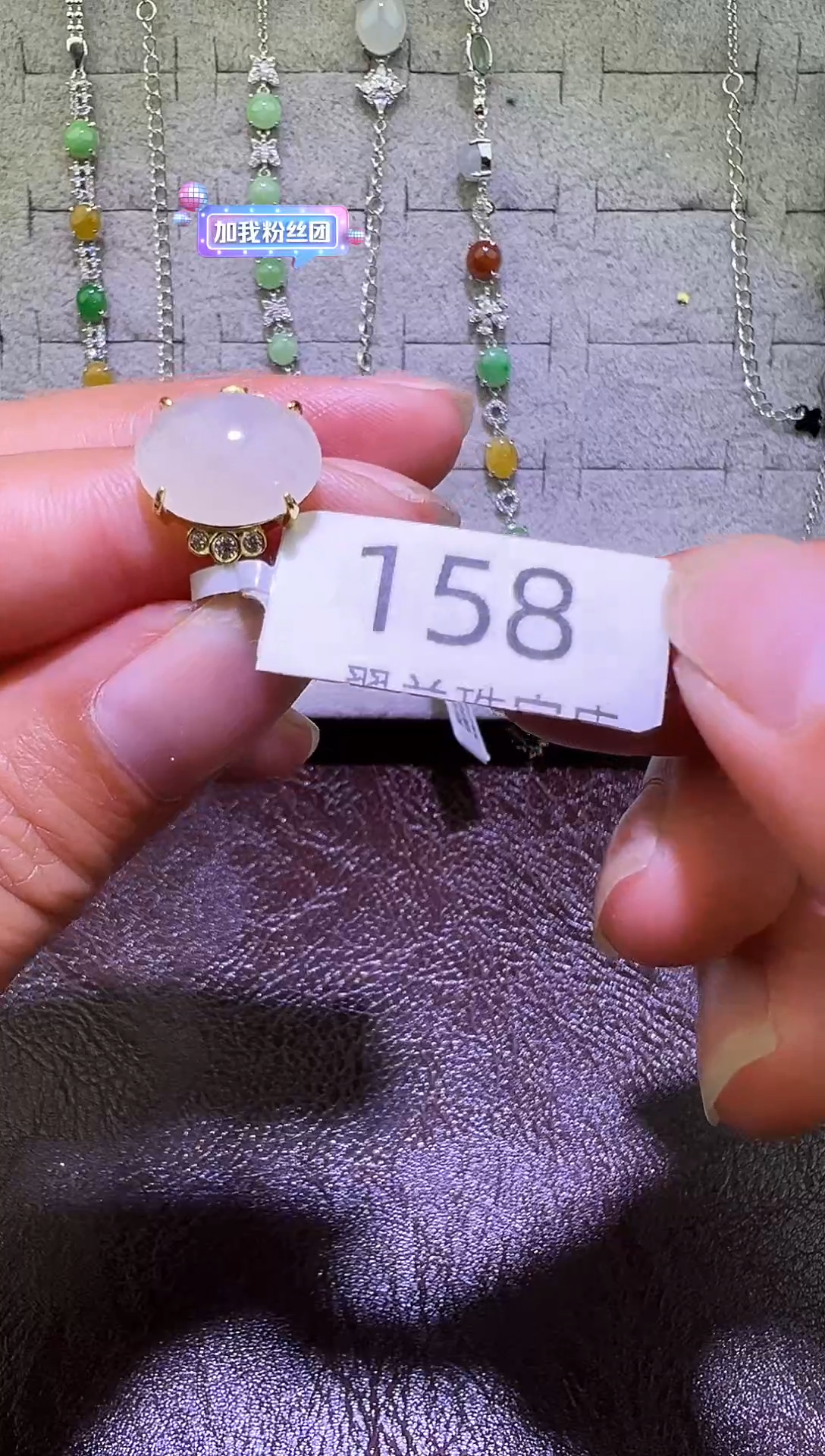 银S925镶嵌戒指翡翠戒指