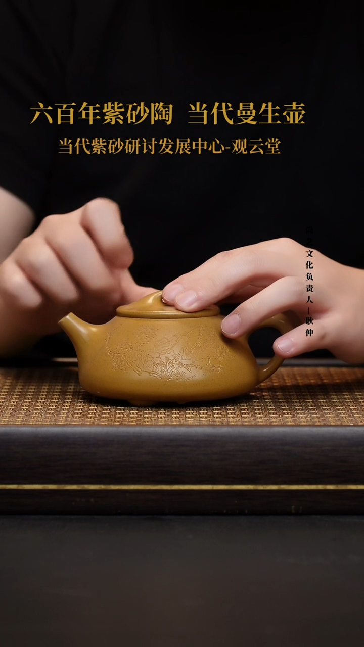 茶壶紫砂紫砂茶壶鸡油黄
