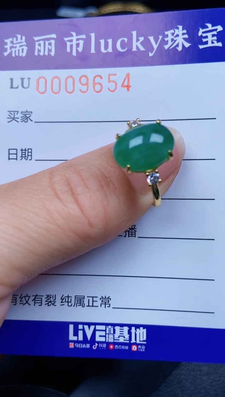 【闪购商品】翡翠颈饰银S925镶嵌9654